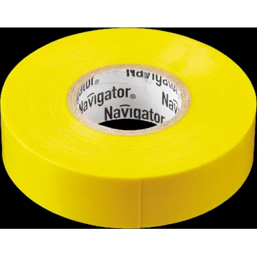 Изолента ПВХ желтая 15мм 20м