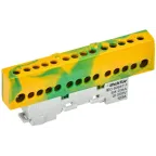 TEKFOR Шина PE земля изолированная на универсальном держателе 8х12-14-ЖЗ IEK