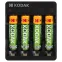 Зарядное устройство для аккумуляторов USB Overnight charger with 4 x 1100 mAh [K4AA/AAA] (6/48/1008)