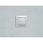 Выключатель одноклавишный, в рамку, белый