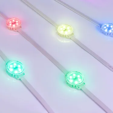 Модуль управляемый SOLEX-DMX-3535-6-24V RGB 120deg (D40x16mm, 1.5W, IP67) | 028882 | Arlight