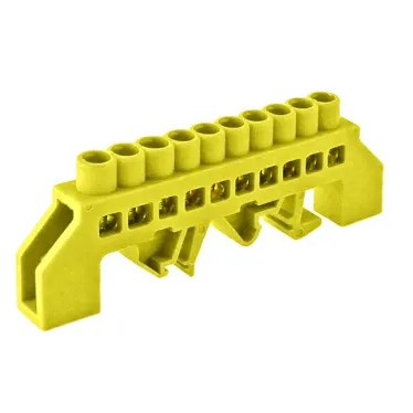 Шина PE земля комбинированный DIN-изолятор типа Стойка ШНИ-8х12-10-КС-Ж