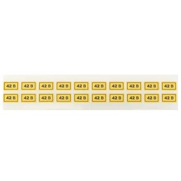 Наклейка 42В 10х15мм (1шт)