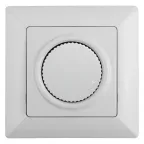 Светорегулятор Intro Solo 4-401-01 поворотный, 600Вт 230В, IP20, СУ, белый