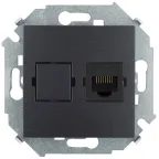 Розетка комп RJ45 кат.5е Systimax графит