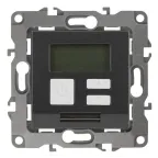 Терморегулятор универс.230В-Imax16А, Эра12, графит, 12-4111-12