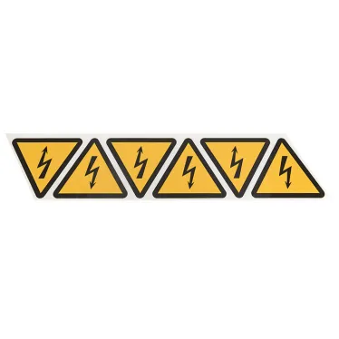 Знак ''молния'' 100х100х100мм (1шт)