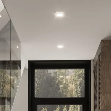 Светильник светодиодный встраиваемый квадратный с декоративным стеклом 6W 4000K 1/40 | 948111206 | Gauss