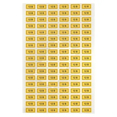 Наклейка 12В 10х15мм (1шт)