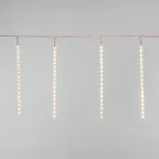 Гирлянда "Тающие сосульки" светодиодная, 8 шт х 50 см, шаг 40 см, 230 В, Теплые Белые светодиоды | 256-416 | NEON-NIGHT