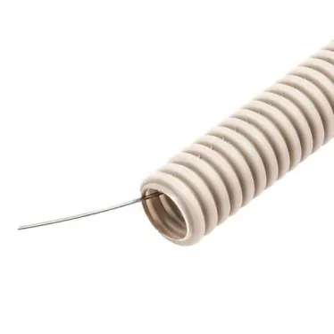 Труба гофрированная из ПВХ, с зондом, Ø20мм (бухта 25 м/уп) | 28-0201-25 | REXANT