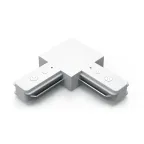 Коннектор для трековых шинопроводов угловой (L) белый | TR108 | Gauss