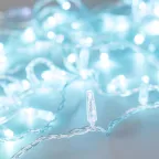 Светодиодная гирлянда ARD-STRING-CLASSIC-10000-CLEAR-100LED-FLASH Azure (230V, 7W) (Ardecoled, IP65) | 025784 | Arlight