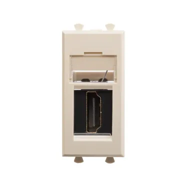 Avanti HDMI розетка ''Ванильная дымка'' модульная, тип А-А, 1 модульная