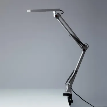 Светильник настольный ДНБ 8W NLED-507-8W-W светодиодный на струбцине белый