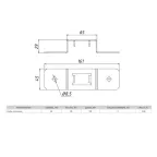 Скоба кабельная