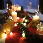 Гирлянда светодиодная Лампочки 10 LED, 1.5 м, прозрачный ПВХ, теплый белый цвет свечения, 2 х АА (батарейки не в комплекте) | 304-015 | NEON-NIGHT