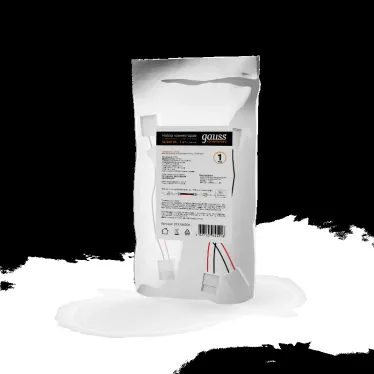 Набор коннекторов для светодиодной ленты 5050 10мм с возможностью изгиба Упак 3 шт Аксессуары Gauss