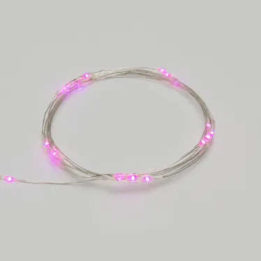 Гирлянда "Роса", 2 м, 20 диодов, цвет розовый | 303-007 | NEON-NIGHT