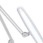 Настольная бестеневая лампа на струбцине , 117 LED, Blue Stream, 4 уровня яркости, белая | 31-0409 | REXANT