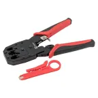 Кримпер для обжима и зачистки витой пары TERACOM TRC-NT12 | TRC-NT12 | EKF