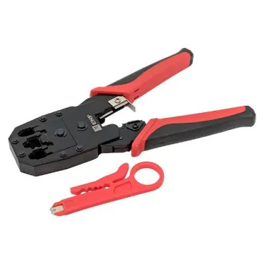 Кримпер для обжима и зачистки витой пары TERACOM TRC-NT12 | TRC-NT12 | EKF