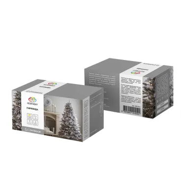 Гирлянда "Твинкл Лайт" 4 м, темно-зеленый ПВХ, 25 LED, цвет ТЕПЛЫЙ БЕЛЫЙ