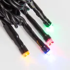 Гирлянда "Твинкл Лайт" 20 м,  черный ПВХ, 200 диодов, цвет мультиколор | 303-149 | NEON-NIGHT