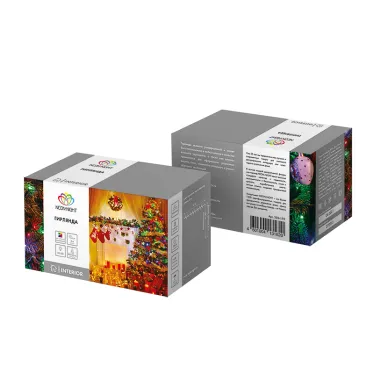 Гирлянда "Твинкл Лайт" 6 м, прозрачный ПВХ, 40 LED, цвет Мультиколор | 303-179 |