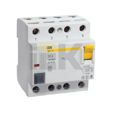 Выключатель дифференциального тока (УЗО) ВД1-63 4п 16А 300мА АС(Электромеханическое)