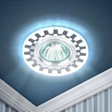 DK LD47 SL Точечные светильники декор cо светодиодной подсветкой MR16, зеркальный