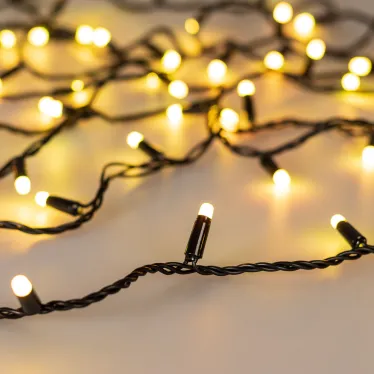 Светодиодная гирлянда ARD-STRING-CLASSIC-10000-BLACK-100LED-MILK-SYNC RGB (230V, 6.5W) (Ardecoled, IP65) | 028214 | Arlight