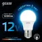 Лампа светодиодная A60 12W 1200lm 6500K E27 LED 1/10/50 | 102502312 | Gauss