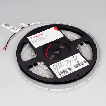 Светодиодная лента RT-A60-5mm 12V Cool 15K (4.8 W/m, IP20, 2835, 5m) (Arlight, 4.8 Вт/м, IP20) | 015215(2) | Arlight