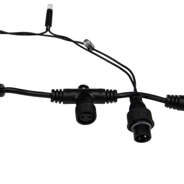 Гирлянда "Светодиодный Дождь" 2х3м, постоянное свечение, черный провод, 230 В, диоды ТЕПЛЫЙ БЕЛЫЙ, 760 LED | 235-146 | NEON-NIGHT