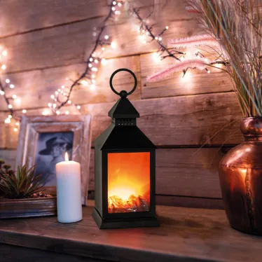 Светодиодный камин Волшебный фонарь с эффектом живого огня 11х11х24,5 см, батарейки 3хАА (не в комплекте) | 511-026 | NEON-NIGHT