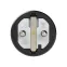 Вилка каб 16A/250V/2P+E/IP54 корпус желтый, маркер черный