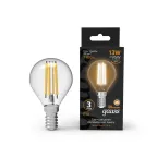 Лампа светодиодная Filament Шар 13W 1100lm 2700К Е14 LED 1/10/50 | 105801113 | Gauss