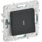 SKANDY Выключатель 1-клавишный проходной с индикацией 10А SK-V08G графит IEK