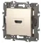 Розетка HDMI, Эра Elegance, шампань, 14-3114-04