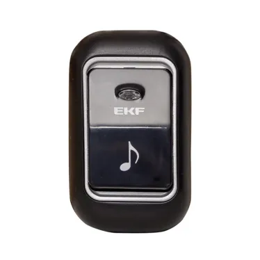 Звонок беспр. на батарейках Classic (2х1,5В АА, черный, 51 мелод. с индик. 4 ур.)