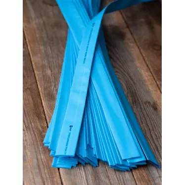 Трубка термоусаживаемая ТУТ нг 16/8 синяя в отрезках по 1м PROxima