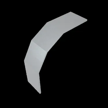 Крышка лестничного верт. внеш. угла 90 гр. 100 мм