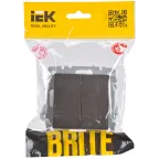 BRITE Выключатель жалюзи 10А ВС10-1-5-БрТБ темная бронза
