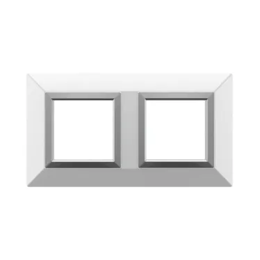 Рамка из металла, ''Avanti'', белая, 4 модуля