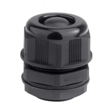 Кабельный ввод IP68 M40 с мембраной черный для кабеля d.22-32mm