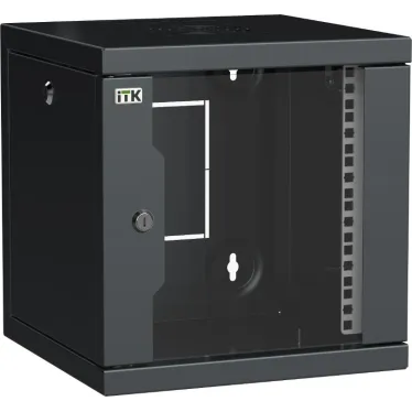 Шкаф LINEA WS 10' 6U 320х310мм дверь обзорная со стеклом черный