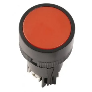 Кнопка красная SВ-7 Стоп 1з+1р 22мм 240В