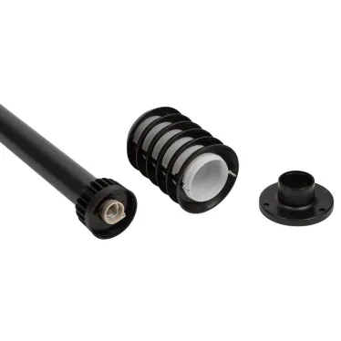 Садово-парковый светильник НТУ 01-60-015 Поллар напольный черный IP54 Е27 max60Вт h850мм