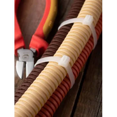 Хомут P6.6 стандартный белый 7.6x300 (100шт) FlexLock PROxima